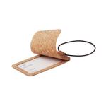 OVALIS Cork luggage tag Fawn