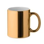 HOLLY Keramikbecher metallic 300 ml Goldgelb