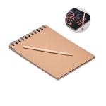 BLACK Scratching paper notebook Timber