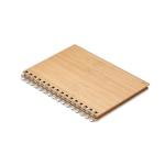 BRAM A5 ring bound Bamboo notebook Timber