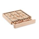 Wooden sudoku board game Timber