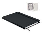 STEIN A5 notebook recycled carton Black
