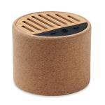 ROUND + Round cork wireless speaker Fawn