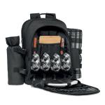 DUIN 4 person Picnic backpack Black