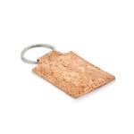 CONCON Rectangular cork key ring Fawn