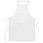 KITAB Kitchen apron in cotton White
