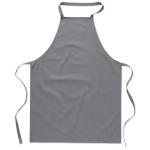 KITAB Kitchen apron in cotton Convoy grey