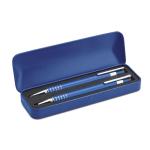 ALUCOLOR Ball pen set in metal box Aztec blue