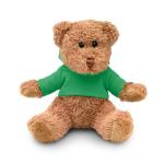 JOHNNY Teddy bear plus with hoodie Green