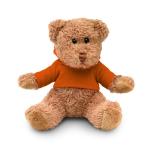 JOHNNY Teddybär mit Hoody Orange