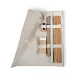 ECOSET Stationary set in cotton pouch Fawn