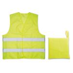 VISIBLE Knitted material waistcoat Yellow