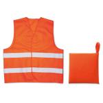 VISIBLE Knitted material waistcoat Orange