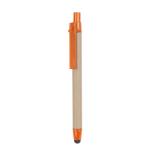 RECYTOUCH Recycled carton stylus pen Orange