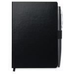 NOTALUX A6 notebook with pen 72 lined Black