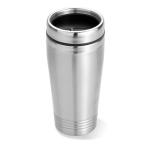 RODEODRIVE Doppelwandiger Isolierbecher 400ml Silber matt