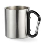 TRUMBO Metal mug & carabiner handle Black