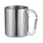 TRUMBO Metal mug & carabiner handle Flat silver