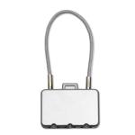 THREECODE Security lock Flat silver