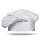 CHEF Kochmütze aus Baumwolle Weiß