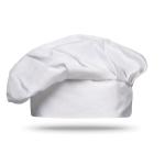 Cotton chef hat 130 gsm White