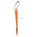 Lanyard hook and buckle 20 mm Orange