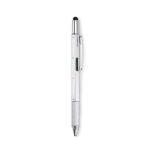 TOOLPEN Spirit level pen with ruler Flat silver