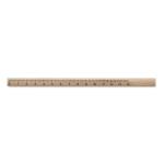 MADEROS Carpenters pencil with ruler Timber
