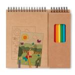 COLOPAD Colouring set with notepad Fawn