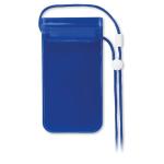 COLOURPOUCH Wasserfeste Smartphone Hülle Transparent blau