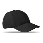 BASIE Baseball Kappe 6 Panels Schwarz