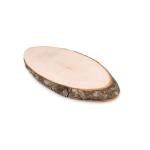 ELLWOOD RUNDA Oval board with bark Timber
