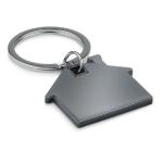 IMBA House shape plastic key ring Black