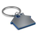 IMBA House shape plastic key ring Bright royal