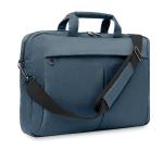 STOCKHOLM Laptop bag in 2 tone 360d Aztec blue