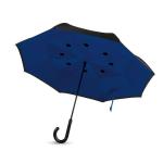 DUNDEE Reversibler Regenschirm Königsblau