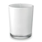 SELIGHT Duftkerze im Glas Weiß
