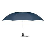 DUNDEE FOLDABLE Reversibler Regenschirm Blau