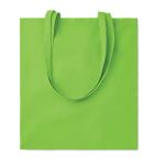 COTTONEL COLOUR + Shopping Bag Cotton 140g/m² Limettengrün