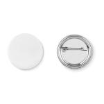 Small pin button Flat silver