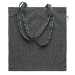 COTTONEL DUO Shopping bag 2 tone 140 gr Black