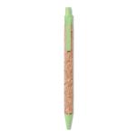 MONTADO Cork/ Wheat Straw/ABS ball pen Green