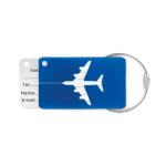 FLY TAG Aluminium luggage tag Bright royal