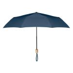 TRALEE 21 inch RPET foldable umbrella Aztec blue