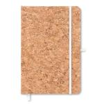 SUBER A5 cork notebook 96 lined White