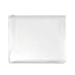 COSMOBAG Cosmetic pouch with zipper Transparent white