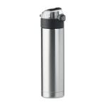 NUUK LUX Trinkflasche 400ml Silber matt