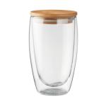TIRANA LARGE Doppelwandiges Glas 450 ml Transparent