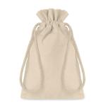 TASKE SMALL Small Cotton draw cord bag Fawn