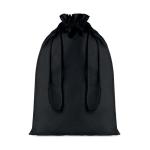 TASKE LARGE Large Cotton draw cord bag Black